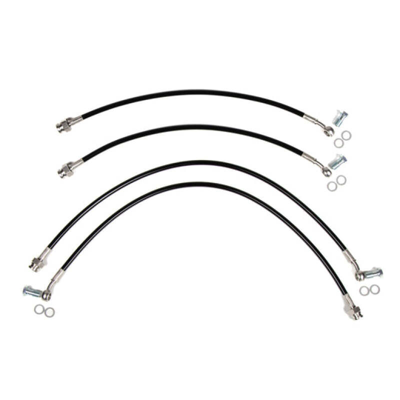 Chevrolet Corvette Caliper Brake Lines - Front + Rear - Chase Bays - Extended - `97-`03 Chevrolet Corvette Caliper Brake Lines - Front + Rear - Chase Bays - Extended - `97-`03